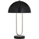 Keo 22 inch 60.00 watt Brushed Nickel and Brushed Steel Table Lamp Portable Light