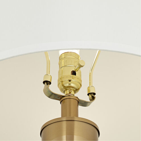 Hayley 33 inch 150.00 watt Warm Brass Table Lamp Portable Light