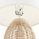 Knoll 33 inch 100.00 watt Natural Powdercoat Table Lamp Portable Light