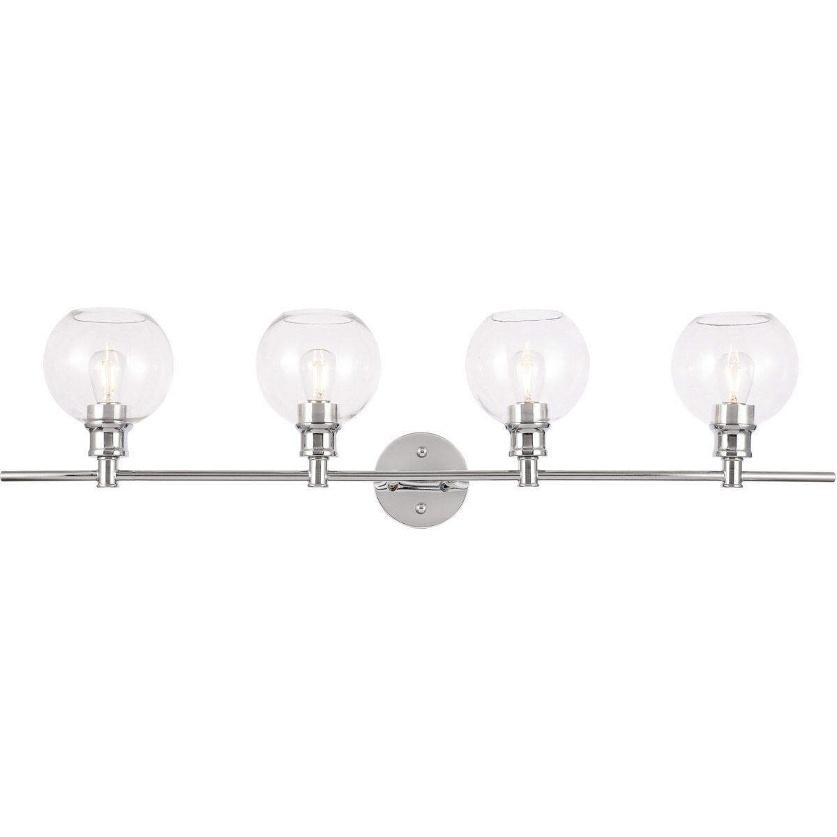 Syracuse 4 Light 37.6 inch Chrome Wall sconce Wall Light