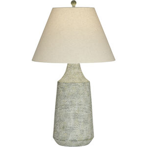 Rocco 31.5 inch 150.00 watt Sage With Creme Table Lamp Portable Light