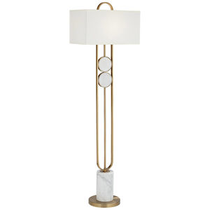 Eleanor 68 inch 100.00 watt Warm Gold Floor Lamp Portable Light