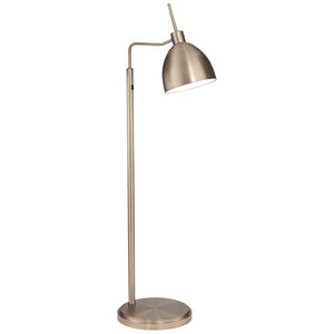 Edison 58 inch 100.00 watt Oiled Bronze Aluminum Floor Lamp Portable Light