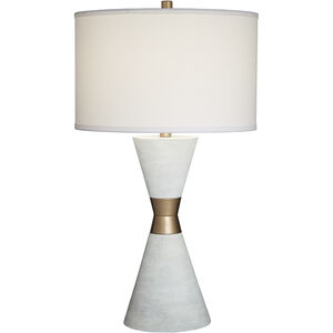 Kingstown 29.5 inch 100.00 watt White Table Lamp Portable Light
