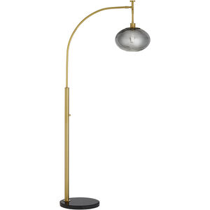 Cosmo 69 inch 100.00 watt Warm Gold Arc Floor Lamp Portable Light