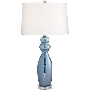 Tagus 30 inch 150 watt Slate Blue Table Lamp Portable Light