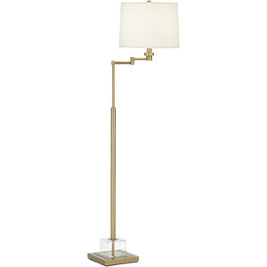 Grant 63.44 inch 150.00 watt Warm Gold Swing Arm Floor Lamp Portable Light