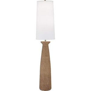 Finley 65.13 inch 60.00 watt Brown-Weave Floor Lamp Portable Light