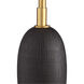 Hilo 37 inch 100.00 watt Black Table Lamp Portable Light 