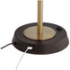 Alfie 29 inch 75.00 watt Bronze Table Lamp Portable Light, with USB Port 