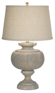 Grand Maison Large 30 inch 150 watt Weathered Woodland Table Lamp Portable Light